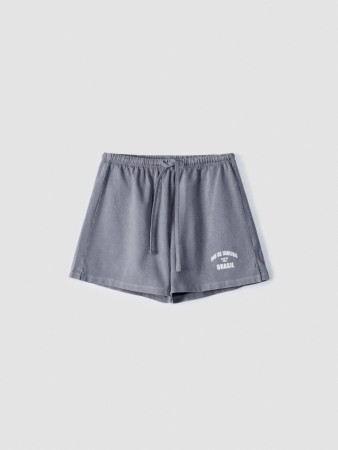 трикотажные шорты с эффектом стирки для девочек - детская одежда для детей 