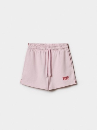 трикотажные шорты с лампасами для девочек - детская одежда sela 