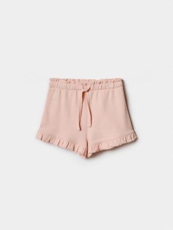 трикотажные шорты с оборками для малышей - детские шорты прямые 