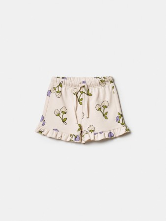 трикотажные шорты с принтом для девочек - детская одежда для детей 