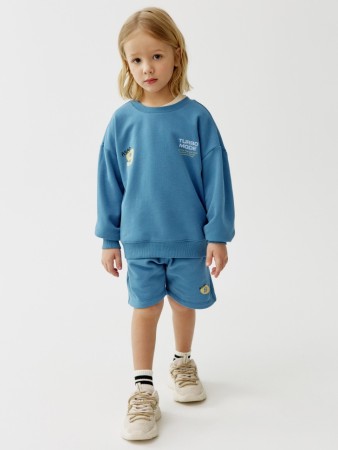 трикотажные шорты с принтом для мальчиков фотография