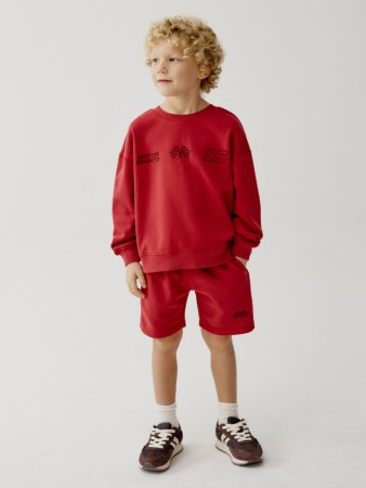 трикотажные шорты с принтом для мальчиков - детская одежда для детей 