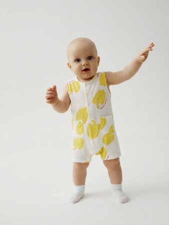 трикотажный комбинезон для малышей - детская одежда российская 