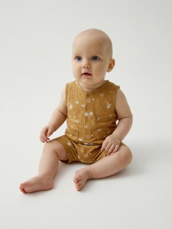 трикотажный комбинезон для малышей - детская одежда российская 