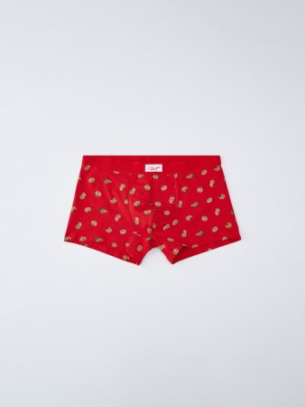 трусы боксеры с принтом - мужская одежда новогодняя 