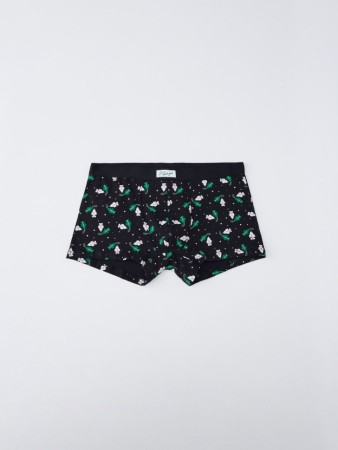 трусы боксеры с принтом - мужская одежда новогодняя 