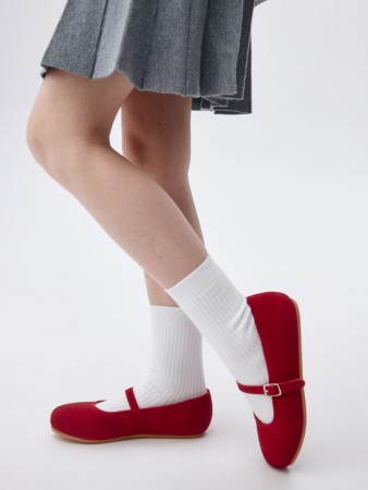 туфли мэри джейн из натуральной замши для девочек - детская одежда, обувь и аксессуары для всех возрастов замшевая 