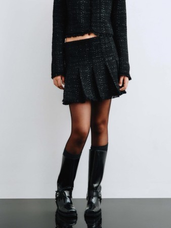 твидовая мини юбка из линейки sela young - женские юбки женские 