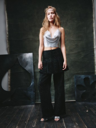 твидовые брюки из линейки  young - детская одежда для девочек 