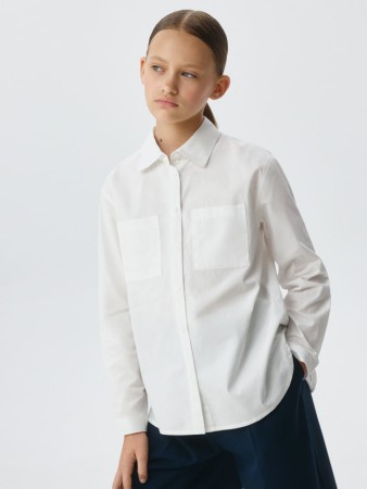 удлиненная рубашка для девочек - блузы и рубашки для девочек 