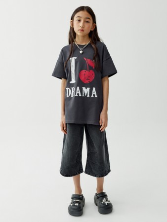 удлиненные джинсовые шорты с декоративными швами для девочек - детская одежда для детей 