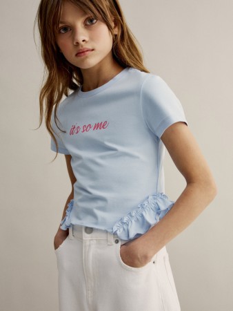 укороченная футболка с рюшами для девочек - детская одежда, обувь и аксессуары для всех возрастов с рюшами 