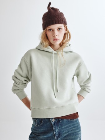 укороченное худи оверсайз из линейки  young - толстовки и олимпийки