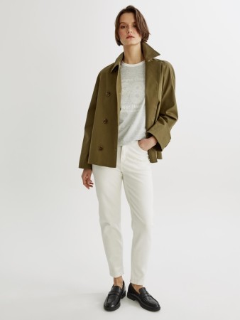 укороченные джинсы 404 мом с высокой посадкой - женские джинсы для взрослых 