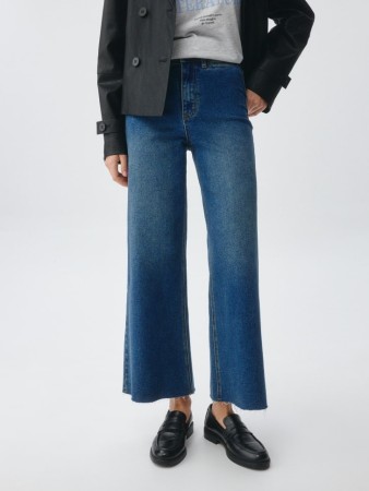 укороченные джинсы 405 сulottes - женская одежда