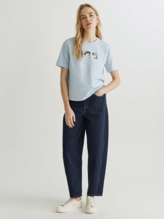 укороченные джинсы banana фотография