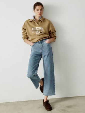 укороченные джинсы straight - женские джинсы для взрослых 