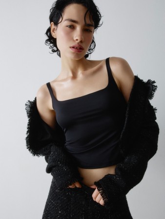 укороченный топ из линейки  young - детская одежда, обувь и аксессуары для всех возрастов тонкая 