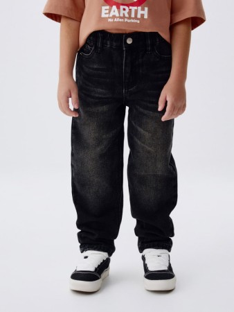 утепленные джинсы baggy для мальчиков - детская одежда из денима 