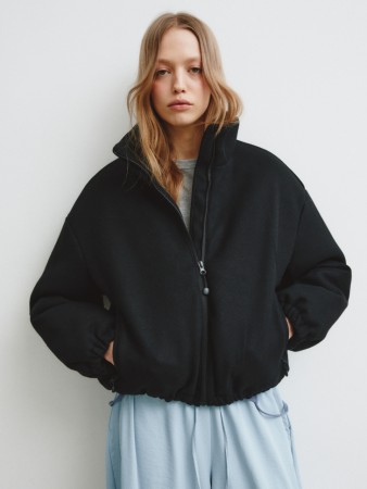 утепленный бомбер с содержанием шерсти из линейки  young - верхняя одежда