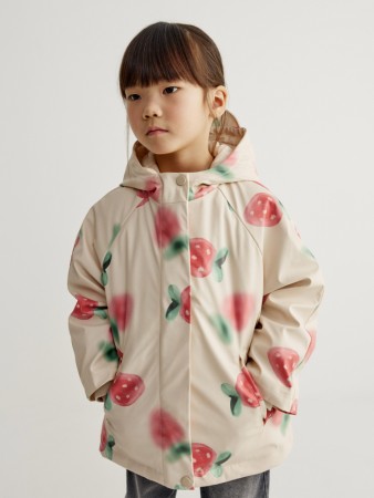 утепленный дождевик с принтом для девочек - детская одежда, обувь и аксессуары для всех возрастов с принтом 