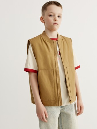 утепленный жилет для мальчиков из коллекции art people с angry brothers 11 - детская одежда, обувь и аксессуары для всех возрастов российская 