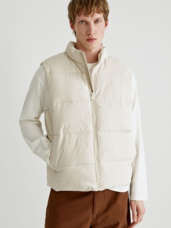 утепленный жилет с термостежкой - мужские жилеты из твила 