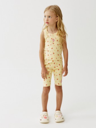 велосипедки с принтом и вышивкой для девочек фотография