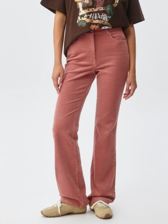 вельветовые брюки клеш - женские брюки вельветовые 