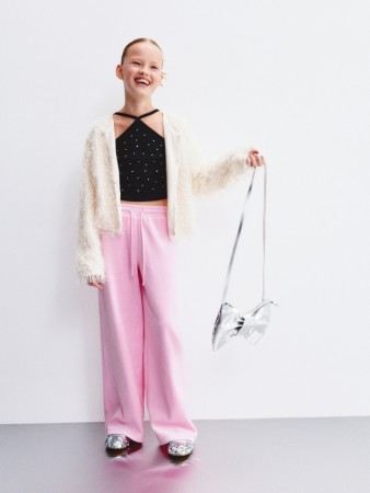 велюровые брюки для девочек - детская одежда, обувь и аксессуары для всех возрастов широкая 