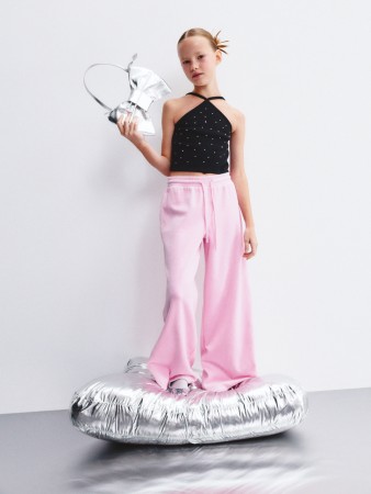 велюровые брюки для девочек фотография