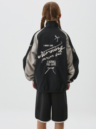 ветровка из нейлона для девочек - детские куртки и пуховики для девочек 