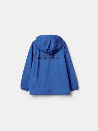 ветровка из нейлона с сумкой-мешком для мальчиков - куртки и пуховики нейлоновые 