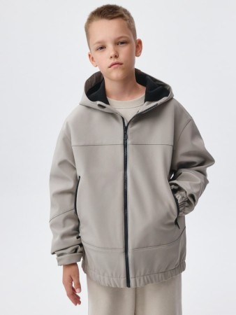 ветровка из softshell на флисе для мальчиков - детские куртки флисовые 