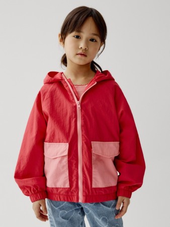 ветровка с капюшоном для девочек - детские легкие куртки и ветровки