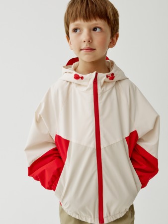 ветровка с капюшоном для мальчиков - куртки и пуховики фактурные 