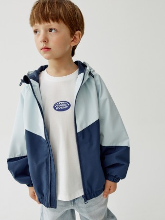 ветровка с капюшоном для мальчиков - куртки и пуховики оверсайз 