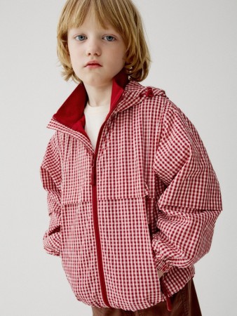 ветровка в клетку для мальчиков - детские легкие куртки и ветровки