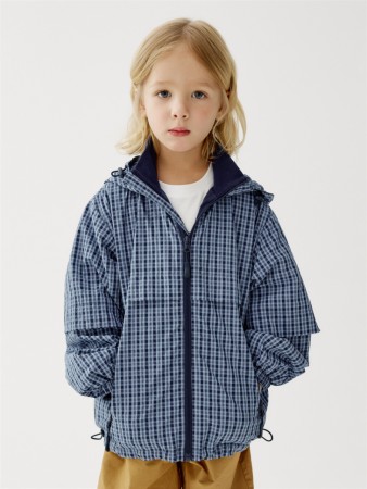 ветровка в клетку для мальчиков - куртки