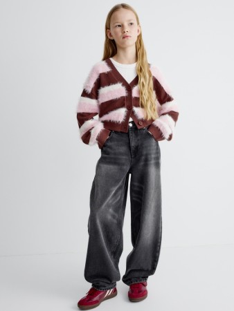 винтажные джинсы baggy fit для девочек фотография