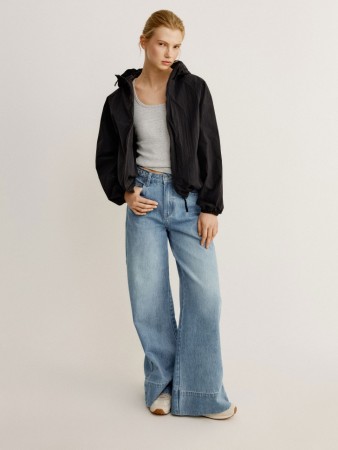 влагонепроницаемая ветровка из жатой ткани - куртки нейлоновые 