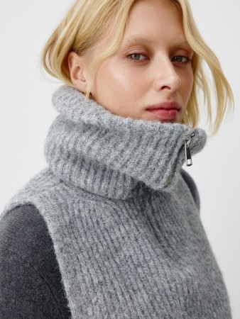 вязаная манишка с содержанием шерсти - аксессуары трикотажные 