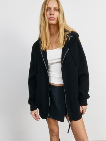 вязаная толстовка оверсайз из линейки  young - детская одежда, обувь и аксессуары для всех возрастов на резинке 