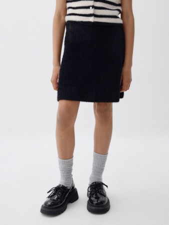 вязаная юбка для девочек фотография