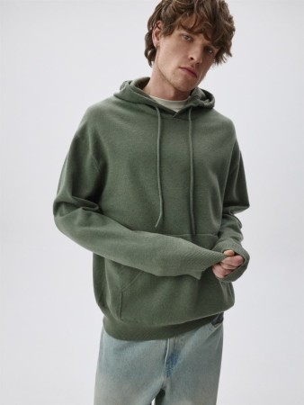 вязаное худи оверсайз - мужская одежда, обувь и аксессуары оверсайз 