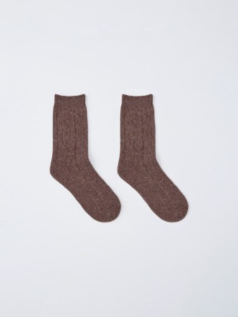 вязаные носки с содержанием шерсти фотография