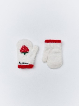 вязаные варежки для девочек - детская одежда, обувь и аксессуары для всех возрастов трикотажная 