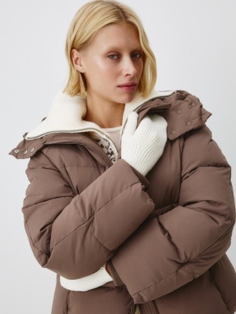 вязаные варежки в рубчик - варежки