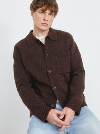 вязаный блейзер с добавлением шерсти - мужская одежда, обувь и аксессуары вязаная 