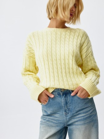 вязаный джемпер фактурной вязки - женские джемперы для взрослых 